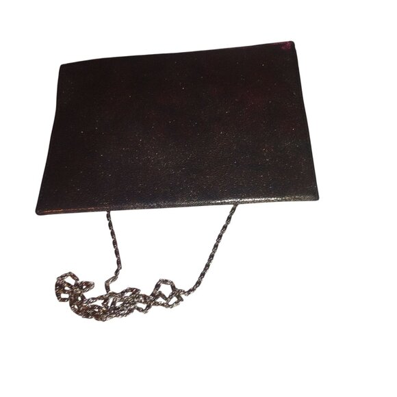 Gold and Black Envelope Purse clutch Handbag EUC - Picture 2 of 4